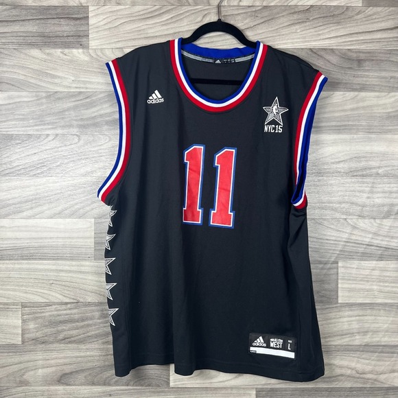 Adidas Golden State Warriors Klay Thompson All Star West Jersey Men Large Black - Picture 7 of 10